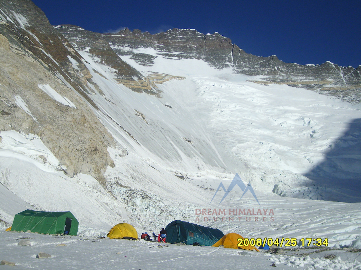 Lhotse Face from Camp II